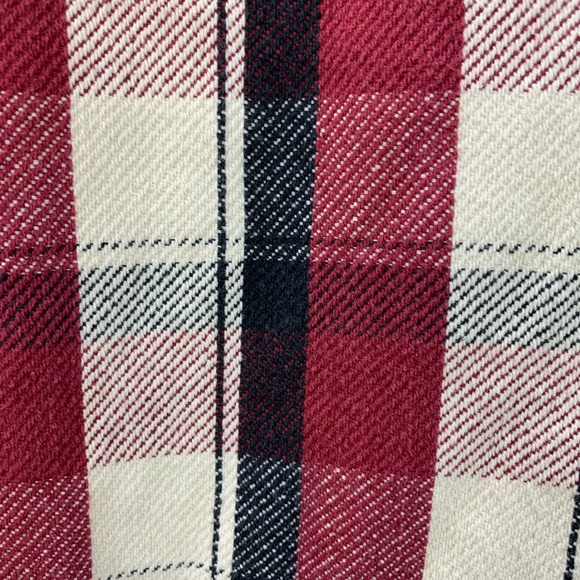 Engelbert Strauss Plaid Red Black 100% Cotton Snap Heavy Work Shirt XXL Jacket - Picture 3 of 8